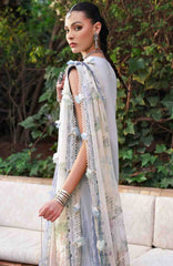 Reine Luxury By Republic Unstitched Lawn Embroidered 3 Piece Suits- RPRLXL-1A-IRIS- Summer Collection