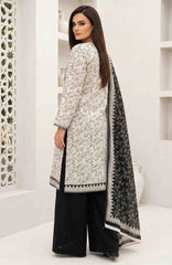 Black & White by Regalia Textile Unstitched Lawn Printed 3 Piece Suit  - RGLBLWTLP -04  Summer Collection