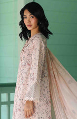 QPrints By Qalamkar Unstitched Lawn Printed 3 Piece Suit QLMQP26 Kena - 2B - Summer Collection