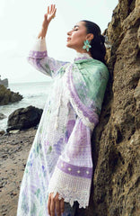 Nureh Gardenia Unstitched Lawn Embroidered 3 Piece Suit - NRGRDL2-04- Summer Collection