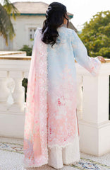 Summer Together  by Afrozeh Unstitched Lawn Embroidered 3 Piece Suit - AFRSTGL-06- Liloura - Summer Collection