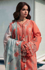 Carnation By Rang Rasiya  Unstitched  Lawn Embroidered 3 Piece Suit RRCRTL-04- Leeza- Summer Collection