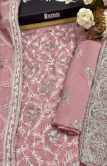 Meerub Exclusive V6 By AB Textiles Unstitched Embroidered Chiffion 3 Piece - ABMRBEV6-04 Fomal Collection