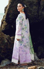Nureh Gardenia Unstitched Lawn Embroidered 3 Piece Suit - NRGRDL2-04- Summer Collection