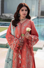 Carnation By Rang Rasiya  Unstitched  Lawn Embroidered 3 Piece Suit RRCRTL-04- Leeza- Summer Collection