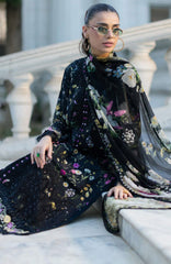 Signature Vol- II By Elaf Unstitched Lawn Embroidered 3 Piece Suit - ELFSGNV2-2B- Sasha - Summer Collection