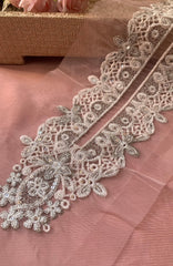 Meerub Premium V1 By AB Textiles Unstitched Embroidered Chiffion 3 Piece - ABMRBEV1-04- Fomal Collection