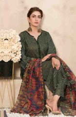 Viscose Schilli  By Tawwakal Fabrics Unstitched Embroidered 3 Piece Suit - TWNS22VC50-Winter Collection