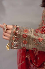 Zurr Signature by AB Textile Ready To Wear Organza Embroidered 3 Piece Suit - ABZRSN-04 - Formal Collection