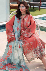 Carnation By Rang Rasiya  Unstitched  Lawn Embroidered 3 Piece Suit RRCRTL-04- Leeza- Summer Collection