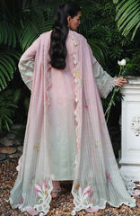 Qline by Qalamkar  Unstitched Lawn Embroidered 3 Piece Suit - QLMQDL-4- Vanya -  Summer Collection