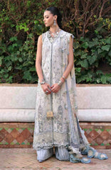 Reine Luxury By Republic Unstitched Lawn Embroidered 3 Piece Suits- RPRLXL-1A-IRIS- Summer Collection