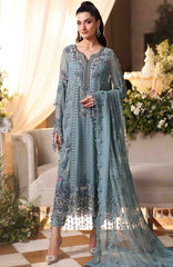 Tea Affair By Maria B Unstitched Chiffon Embroidered 3 Piece Suit- MBTACH-06- Formal Collection