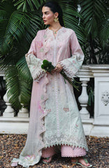 Qline by Qalamkar  Unstitched Lawn Embroidered 3 Piece Suit - QLMQDL-4- Vanya -  Summer Collection