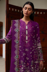 Silsila By Elan Embroidered Lawn Suit Unstitched 3 Piece- ELNSI24L3A- Summer Collection