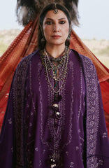 Kot Radha Kishan - Into The South By Hussain Rehar Unstitched Karandi  3 Piece Suit- HRKRKRDW- Sassi - Winter Collection