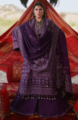 Kot Radha Kishan - Into The South By Hussain Rehar Unstitched Karandi  3 Piece Suit- HRKRKRDW- Sassi - Winter Collection