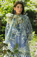 Bridgerton By Elaf Unstitched Lawn Printed 3 Piece Suit  - ELFBRGLP-5A- Violette- Summer Collection