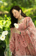 Luxury Lawn VoII By Elaf Unstitched Lawn Embroidered 3 Piece Suit - ELFLXL-5A- Endless Love - Summer Collection