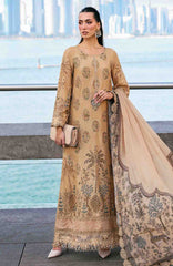 Luxury Lawn By Maria B Unstitched Lawn Embroidered 3 Piece Suit - MBLXL-5A- Summer Collection