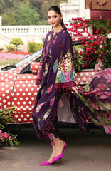 M Prints Eid II- By Maria B Unstitched Lawn Prints 3 Piece Suit  - MBMPEIDII-5A- Summer Collection
