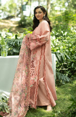 Luxury Lawn VoII By Elaf Unstitched Lawn Embroidered 3 Piece Suit - ELFLXL-5A- Endless Love - Summer Collection