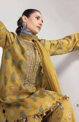 Mbasic by Maria B Unstitched Lawn Embroidered 3 Piece Suit - MBSCL-5B -  Summer Collection
