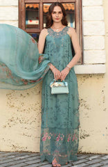 Noor Chikankari By Saadia Asad Unstitched Lawn Embroidered 3 Piece Suit - NSACKL-5B -  Summer Collection