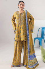 Mbasic by Maria B Unstitched Lawn Embroidered 3 Piece Suit - MBSCL-5B -  Summer Collection