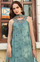 Noor Chikankari By Saadia Asad Unstitched Lawn Embroidered 3 Piece Suit - NSACKL-5B -  Summer Collection