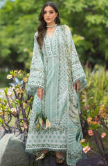 Bridgerton By Elaf Unstitched Lawn Printed 3 Piece Suit  - ELFBRGLP-5B- Ciela Belle- Summer Collection