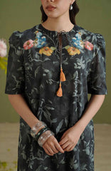 Coco  Prints Drop-One By Zara Shahjahan Unstitched Lawn Printed 3 Piece Suit - CCZSLP-5B- Gece   - Summer Collection