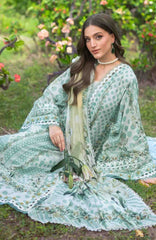 Bridgerton By Elaf Unstitched Lawn Printed 3 Piece Suit  - ELFBRGLP-5B- Ciela Belle- Summer Collection