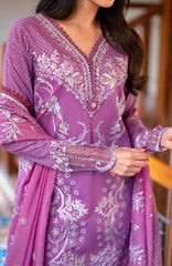 Astoria By Mushq Unstitched  Festive Lawn Embroidered 3 Piece Suit - MQHMAFL-01- Arielle -  Summer Collection