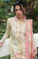 QPrints By Qalamkar Unstitched Lawn Printed 3 Piece Suit QLMQP26 Mairi - 3A - Summer Collection