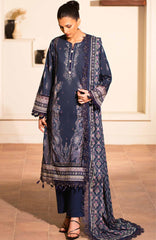 Masummery Unstitched Lawn Printed 3 Piece Suit Vol-1 MUSV1L - Bluebell - Summer Collection