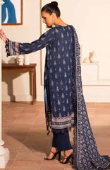 Masummery Unstitched Lawn Printed 3 Piece Suit Vol-1 MUSV1L - Bluebell - Summer Collection