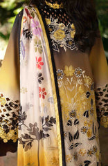 A Moi - Held By Love By Mushq Unstitched Luxury Lawn Embroidered 3 Piece Suit - MQHMAM-05- Timeless Charm -  Summer Collection