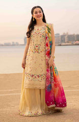 AYA –Luxury Lawn By Faiza Saqlain Unstitched Lawn Embroidered 3 Piece Suits - FSQLXL-MERJEM- Summer Collection