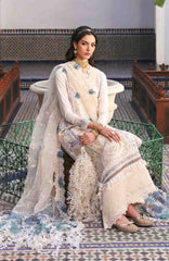 Reine Luxury By Republic Unstitched Lawn Embroidered 3 Piece Suits- RPRLXL-4B- Nola- Summer Collection