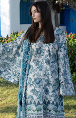 Santorini by Elaf Unstitched Lawn Printed 3 Piece Unstitched Suit - ELFSAN5- Surreal- Summer Collection