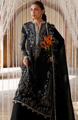 Zan By Hussain Rehar Unstitched Lawn Embroidered 3 Piece Suit -HRZANLXL-13- Meshki- Summer Collection