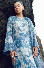 Nureh Gardenia Unstitched Lawn Embroidered 3 Piece Suit - NRGRDL2-05- Summer Collection