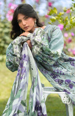 Bridgerton By Elaf Unstitched Lawn Printed 3 Piece Suit  - ELFBRGLP-2B- Lady Affair- Summer Collection
