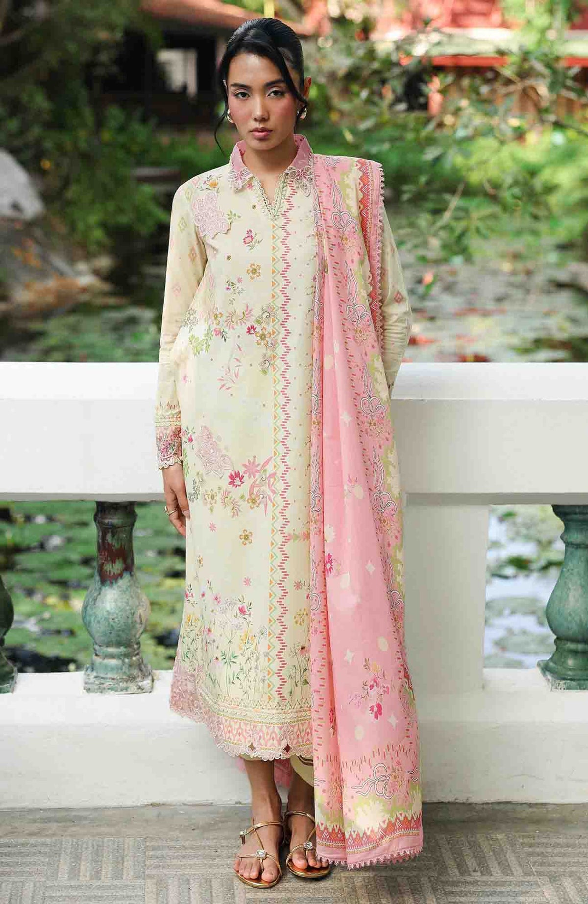 QPrints By Qalamkar Unstitched Lawn Printed 3 Piece Suit QLMQP26 Mairi - 3A - Summer Collection