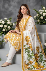 Salina Dobby By Regalia Unstitched  Lawn Printed 3 Piece Suit  - RGLSLNDB-05- Salina Dobby 5-Summer Collection