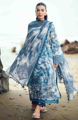 Nureh Gardenia Unstitched Lawn Embroidered 3 Piece Suit - NRGRDL2-05- Summer Collection