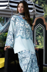Luxury Printed Lawn By Regalia Unstitched  Lawn Printed 3 Piece Suit  - RGLASIBPRT-01- Lime laila- Summer Collection