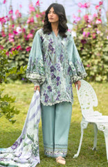 Bridgerton By Elaf Unstitched Lawn Printed 3 Piece Suit  - ELFBRGLP-2B- Lady Affair- Summer Collection