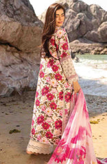 Summer Dream By Manara Unstitched Lawn Embroidered 3 Piece Suit - MNMSDRL-05- Wind Flower-Summer Collection